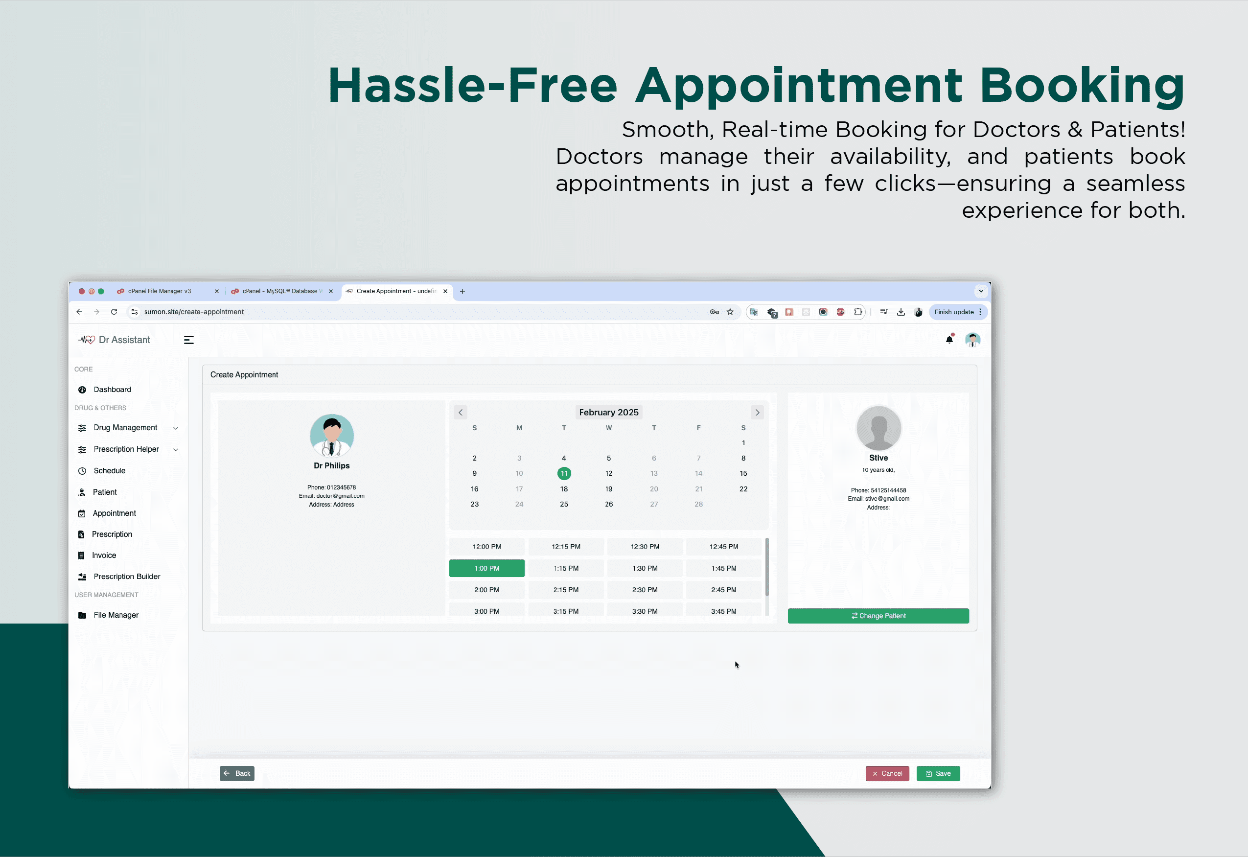 Dr. Assistant PRO - Patient Management & Prescription Writing Software