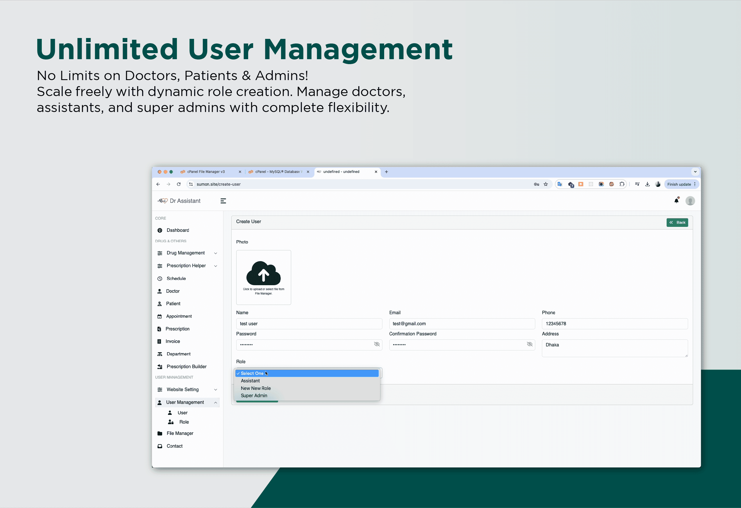Dr. Assistant PRO - Patient Management & Prescription Writing Software